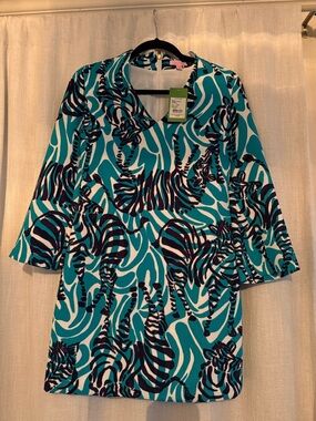 Lilly Pulitzer Devina shift dress "I'm Game” NWT Size 0